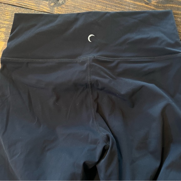 NWOT Zyia Legging Active Pink Rainbow Stripe Luxe Black High Rise Size 12 - Picture 6 of 8